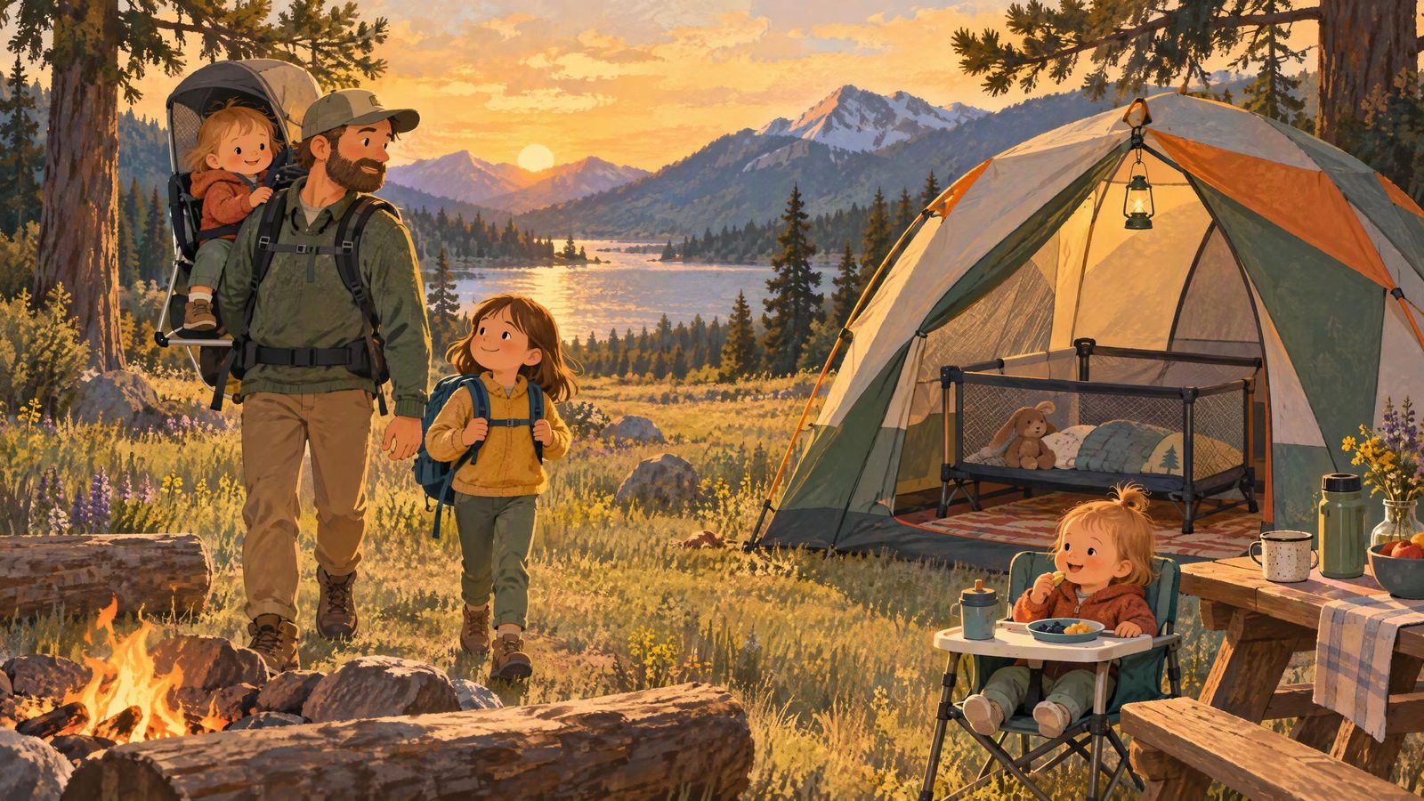 Illustration for Kids' Gear and Carriers